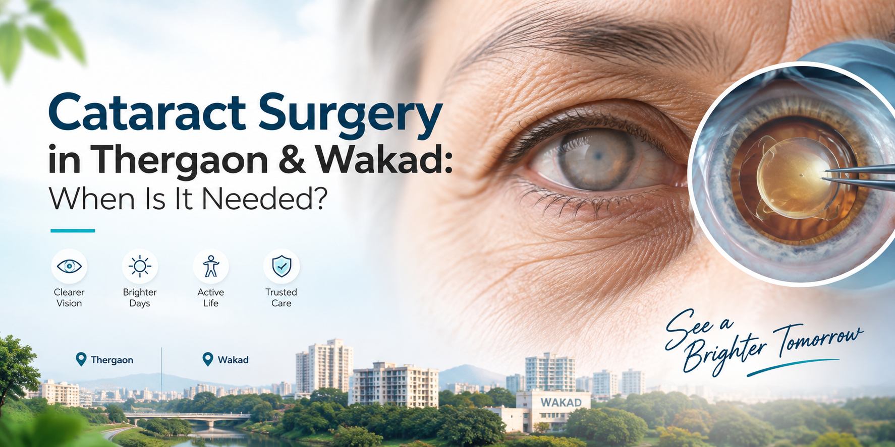 Cataract Surgery in Thergaon & Wakad: When Is It Needed?
