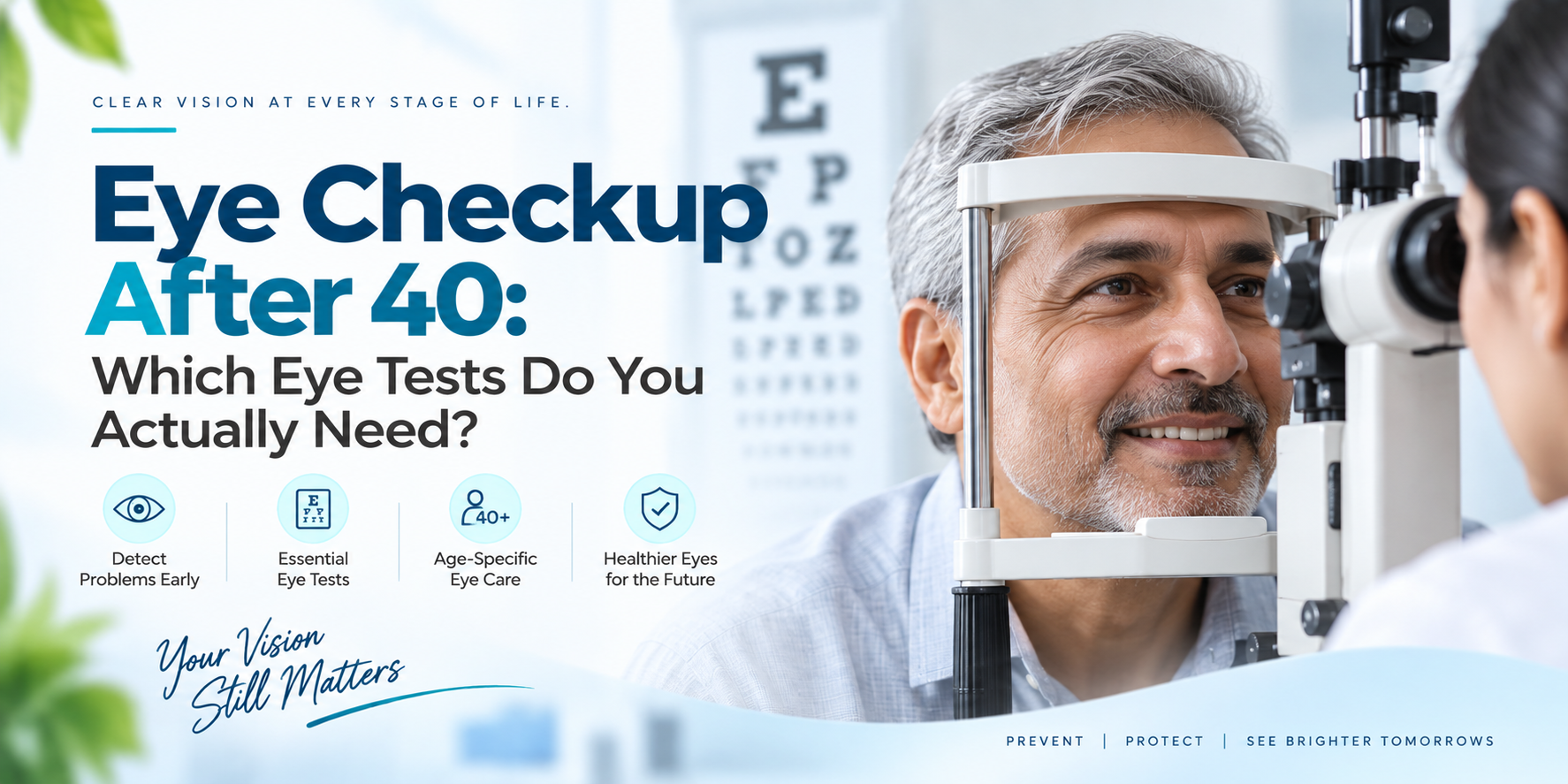 Eye Checkup After 40: Which Eye Tests Do You Actually Need?